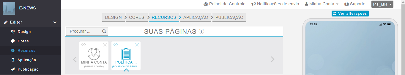 Adicionando a política de privacidade do seu aplicativo