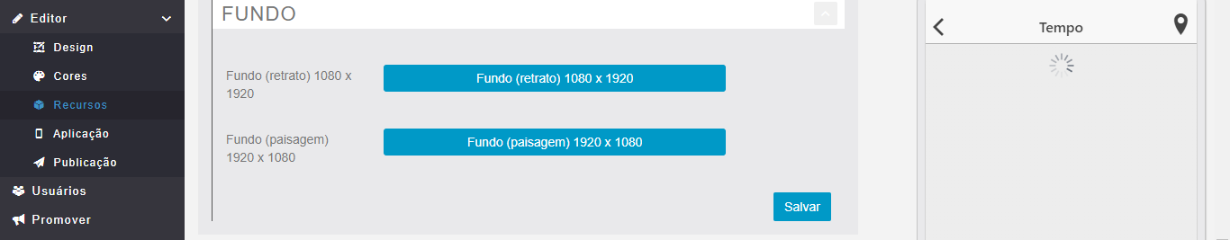 Inserindo o recurso "tempo" no seu aplicativo