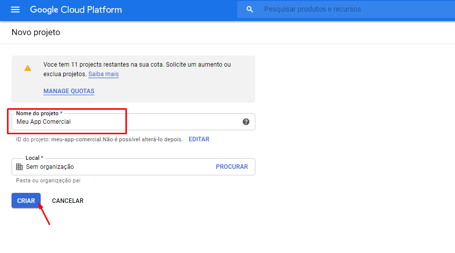 Como Gerar Uma API Javascript do Google Maps