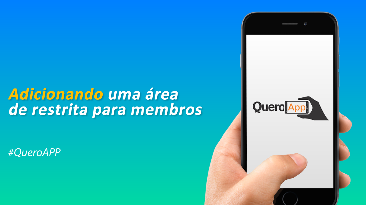 Adicionando uma área de restrita para membros