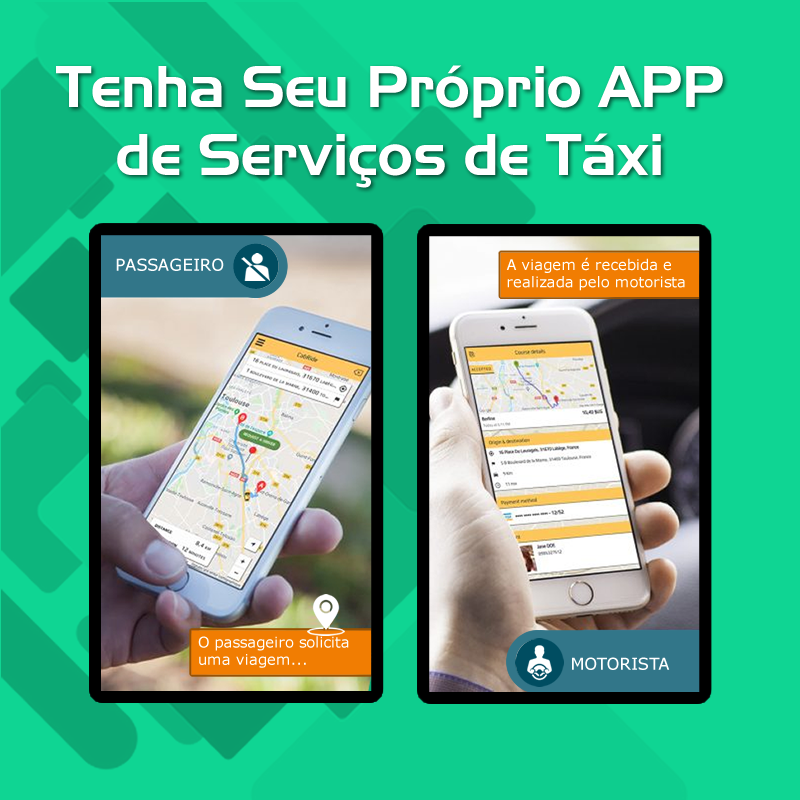 App Uber Táxi - Fazemos para você seu app de mobilidade