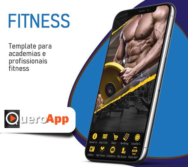 Template App GYM TRAINING para academias e traines